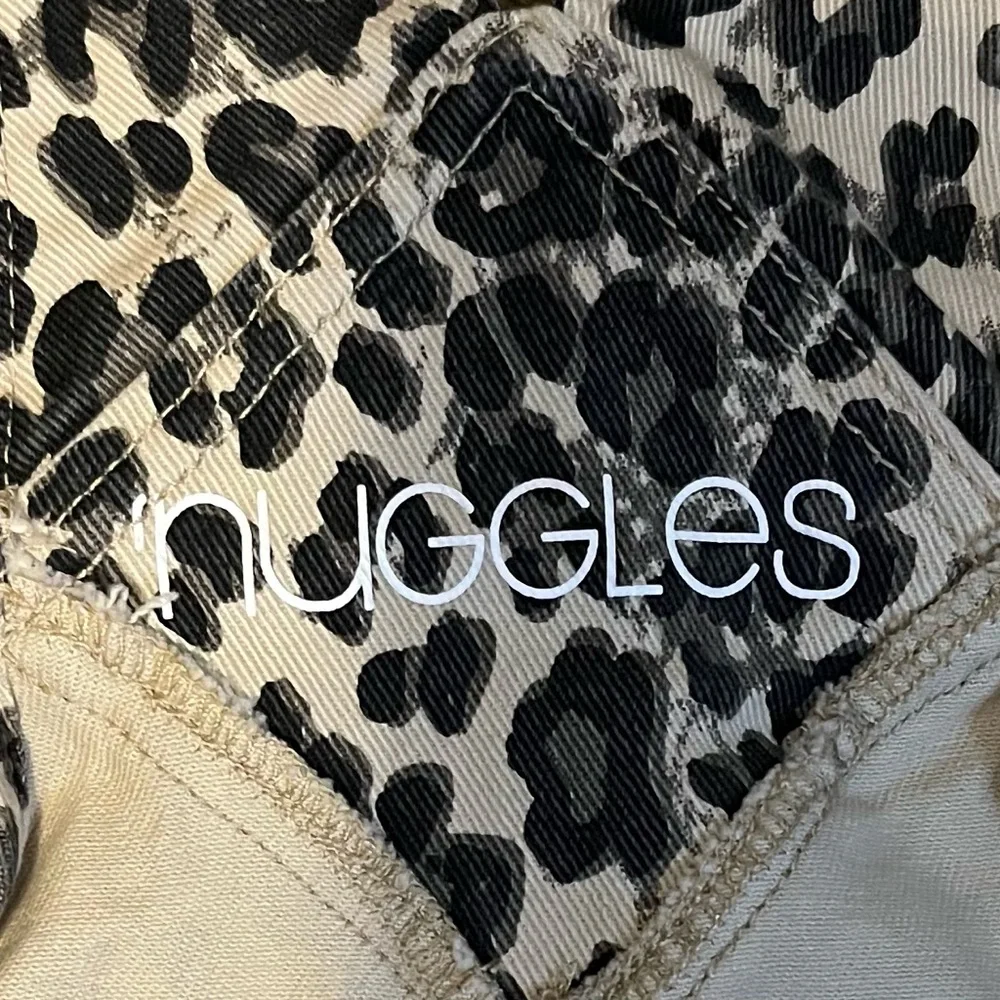 Nuggles Denim Leopard Print Overall Dress size XXL - Picture 12 of 16